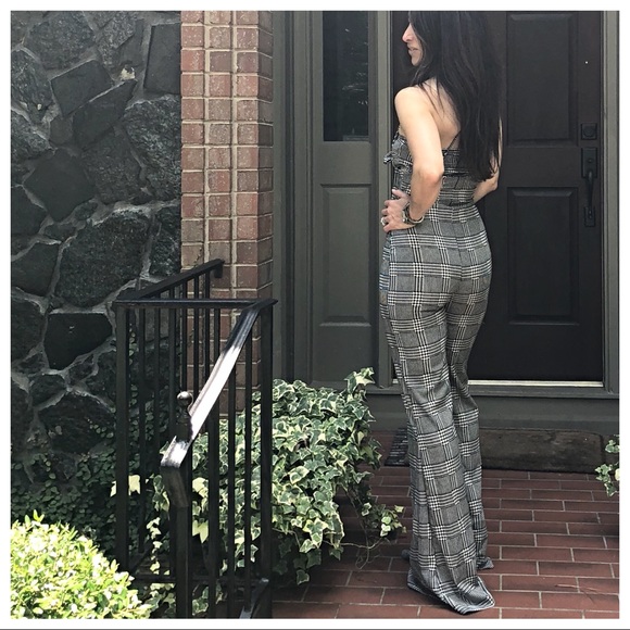 ✨LAST ONE WAS 39$✨Houndstooth wide leg 2 piece set - Picture 6 of 7